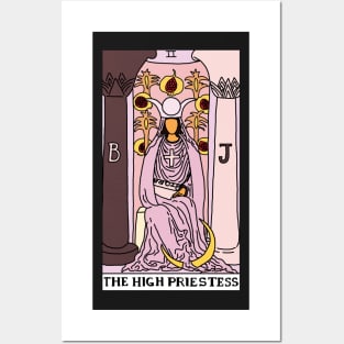 The High Priestess Tarot Card Posters and Art